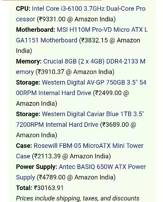 best pc configuration