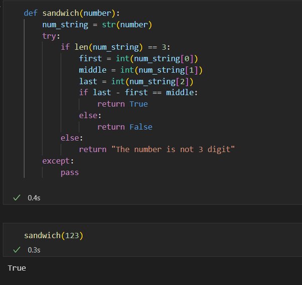 How to write a Python code taking a three digit number for the
