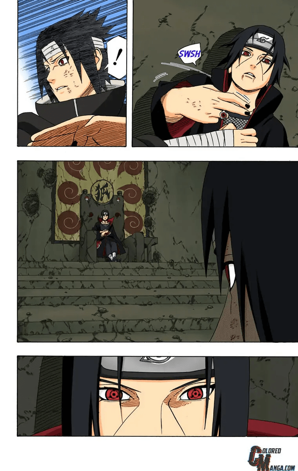 In Naruto, why did Sasuke challenge Itachi in a fight instead of