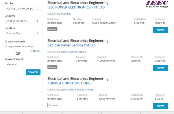 Electrical Engineering Internships Summer 2022 Kansas City I Am Going To 3Rd Year In Electrical Engineering. From Which Company Can I Do An Internship During The Summer/Winter Vacation? - Quora
