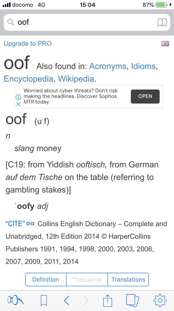 What does 'oof' mean in Hawaii? Quora