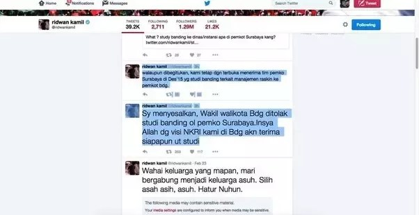 What Do You Think About Ridwan Kamil (Emil) Who Is The Mayor Of Bandung In Indonesia? - Quora