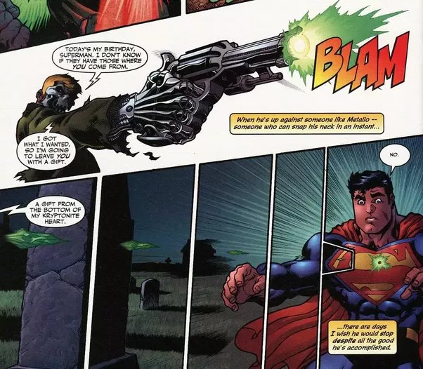 Could you kill Superman by shooting a gun at him while he´s exposed to