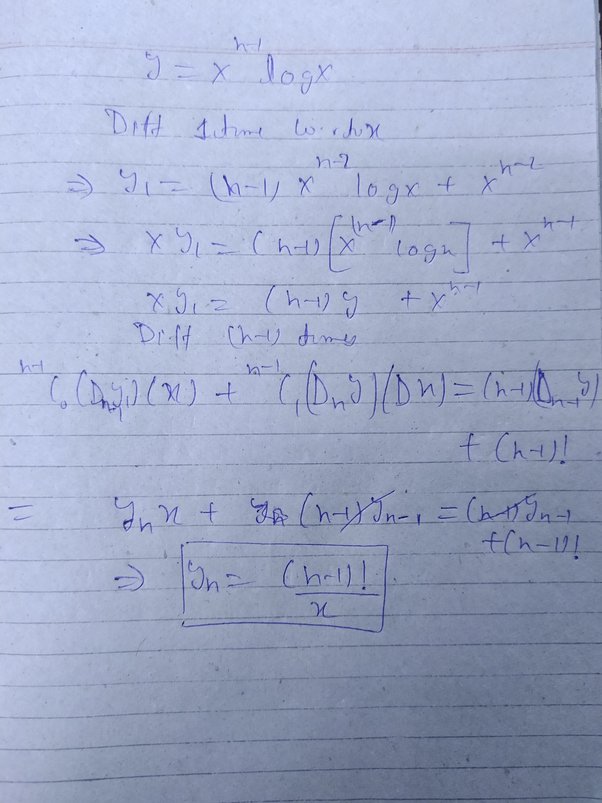 What is the nth derivative of (x²) (e^x)? Quora
