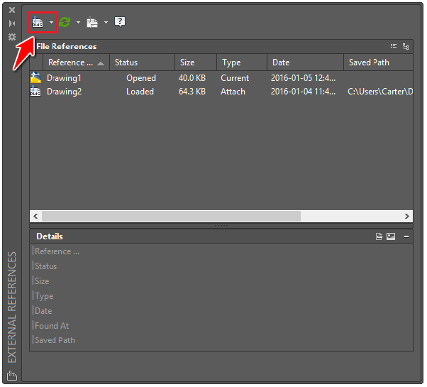 How to attach an external reference to a block in AutoCAD Quora
