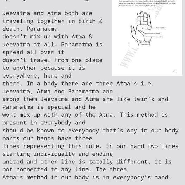 What is Jeevaatma? What is Aatma? What is Paramaatma? Quora