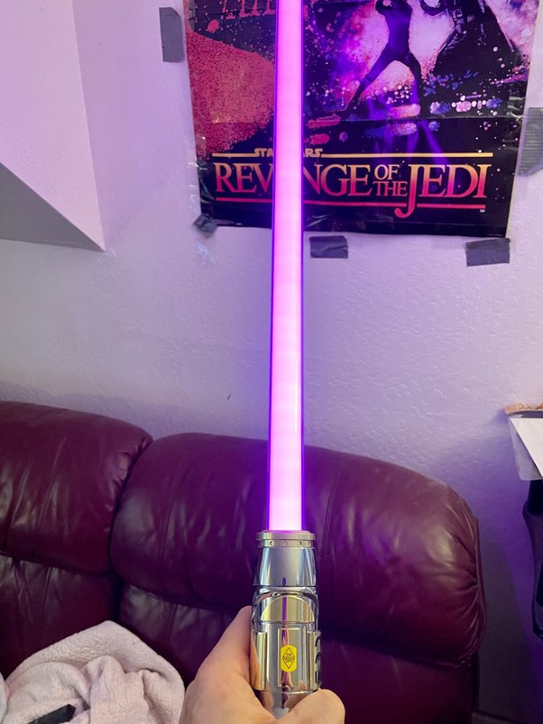 What does it mean to have a purple lightsaber? Quora