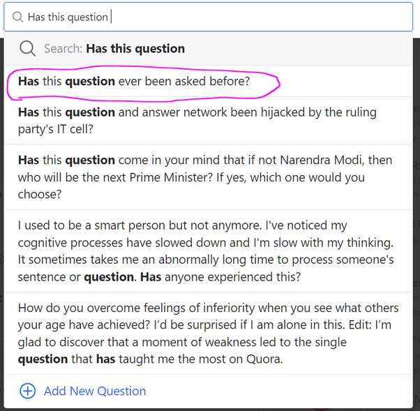 How to make sure your questions have not been asked already Quora