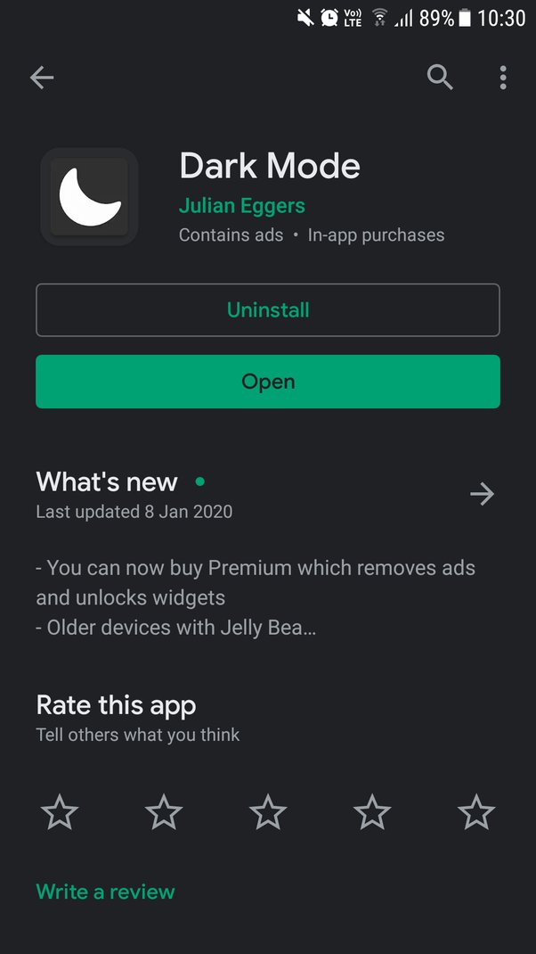 How to get the dark mode on Android 8 Quora