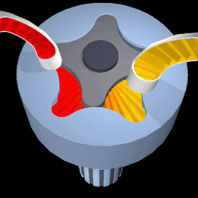 Internal Gear Pump Animation