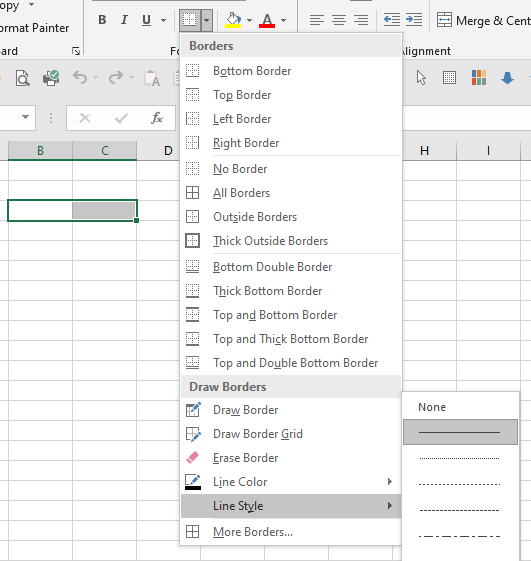 What are the dotted lines in Excel? Quora