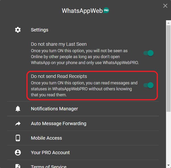 How to check the WhatsApp status of someone without intimating it to