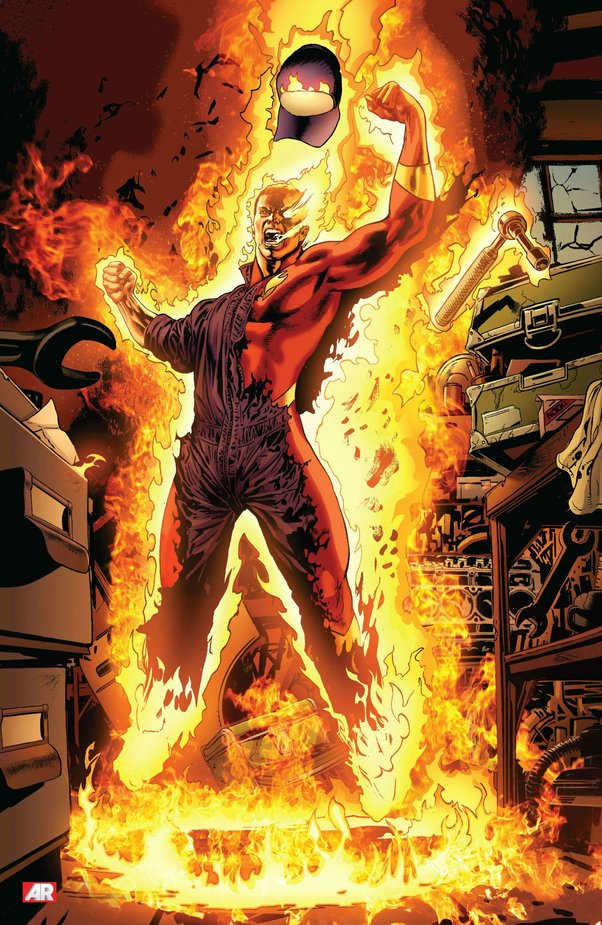 Does the Human Torch have a chance of defeating Black Bolt in the