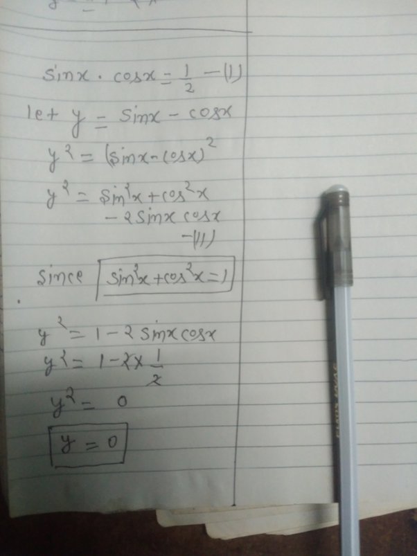 Sin xcos x= 1/2. What is the value of 1/sinx+cosx? Quora