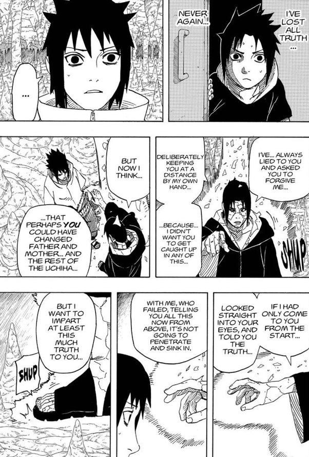 Did Itachi know Saskue would strong enough to kill him? If that