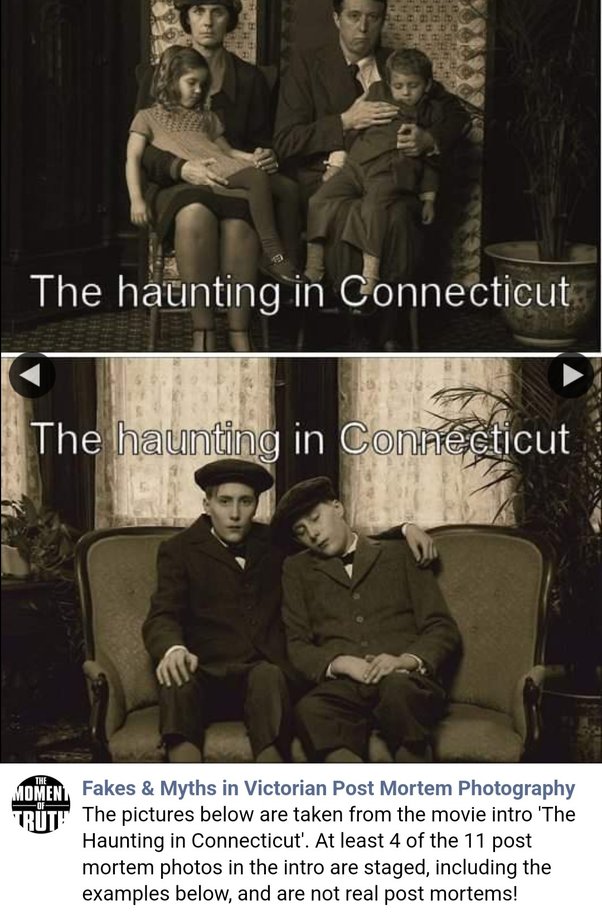 In the movie The Haunting in Connecticut (2009), when were those post