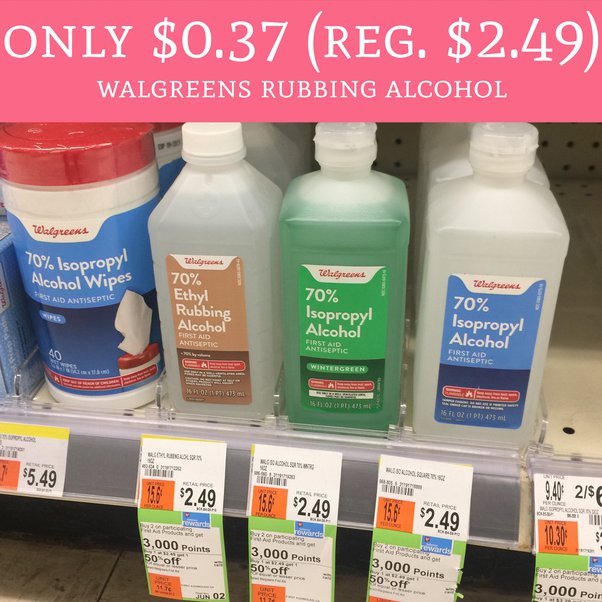 Does Putting Rubbing Alcohol In A Clearlymarked