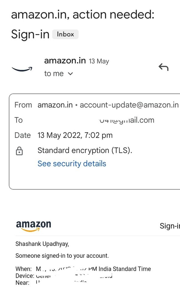 Is the email legit or it is a scam? I got an