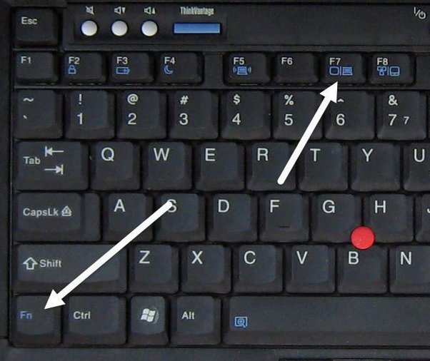What is the keyboard shortcut to connect a laptop to a monitor? Quora
