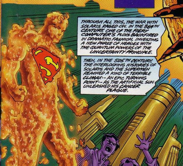 What relationship does Superman have with the Quantum Field? How is it