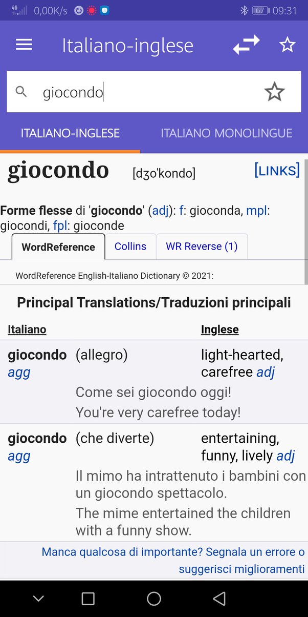 What does the word gioconda mean in Italian? Quora