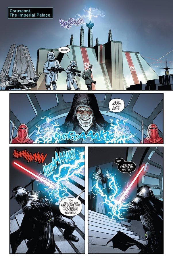 What would happen if Darth Vader overthrew Darth Sidious and became the