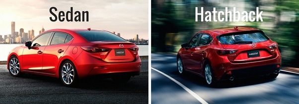 What is the difference between a hatchback and a sedan? Quora