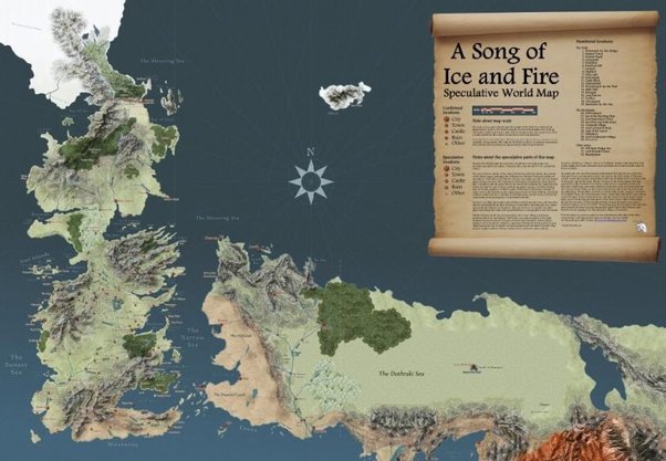 Got Known World Map The World In A Song Of Ice And Fire Is Always Depicted As A Rectangle On Maps. Has Anyone In The Canon Been Beyond The Perimeter Of The Map? - Quora