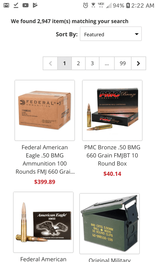 How much does a 100 round can of .50 BMG ammo cost? Quora