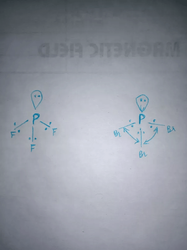 How to compare bond angle of PF3 and PBr3 Quora