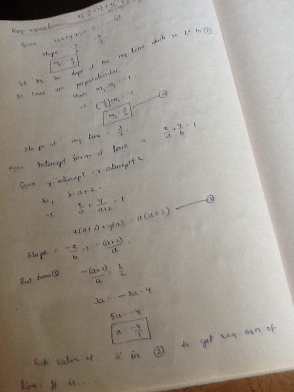 How to find the equation of the line perpendicular to 2x+3y+10 =0 and