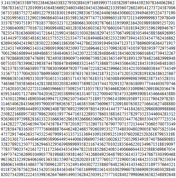 What is the exact value of pi? Quora