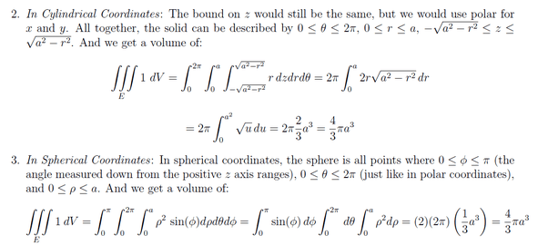 Why is the volume of sphere [math]\frac43 \pi r^3[/math]? Quora