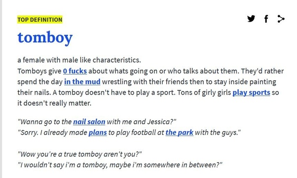 What does “tomboy” mean? Quora