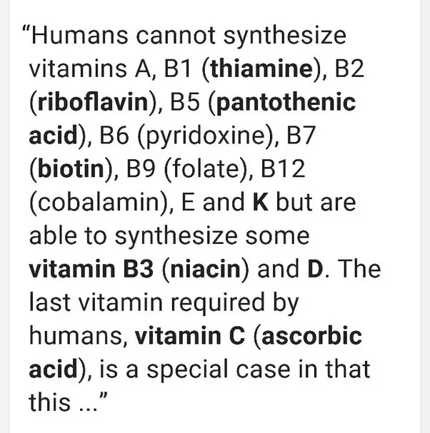 Vitamins That Cannot Be Stored In The Body Are Called