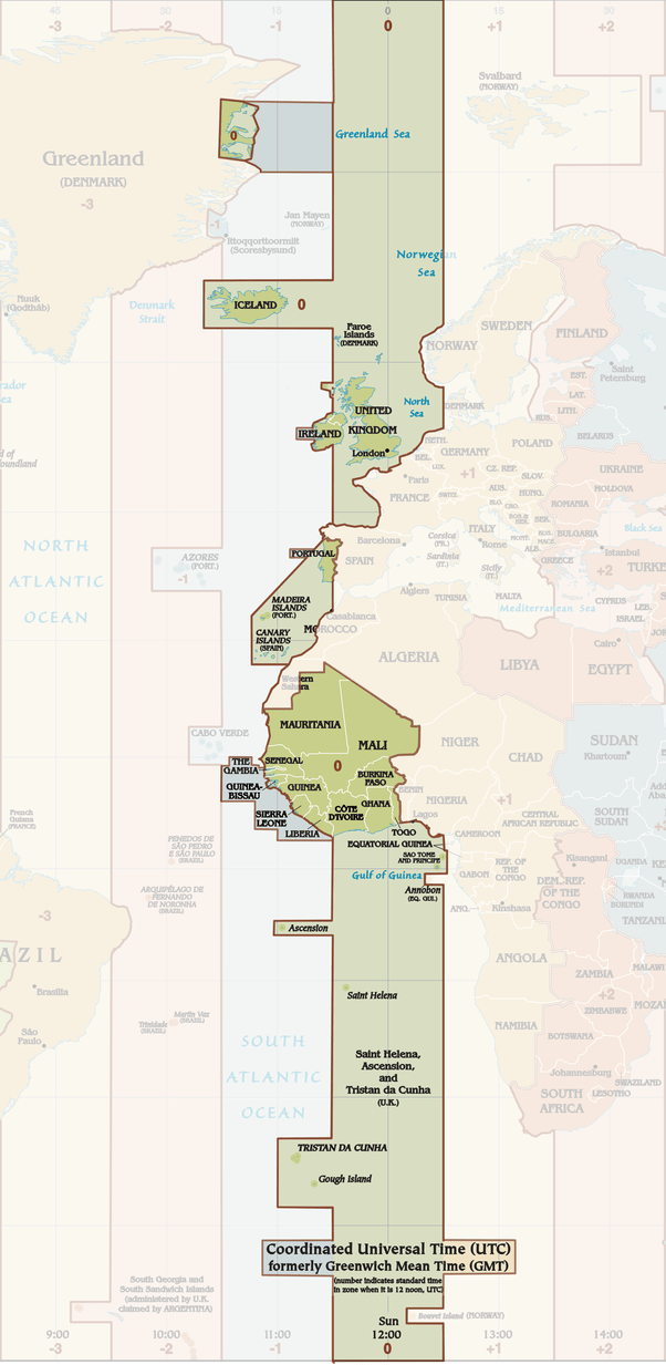Which country uses UTC time zone? Quora