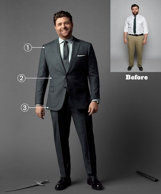 Big Guy Wedding Outfit