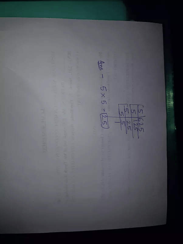 What is the square root of 625? Quora