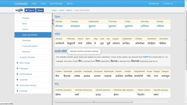 What are the Marathi months? Quora