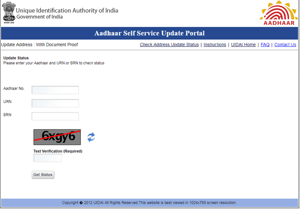 How to change my address in the Aadhar card Quora