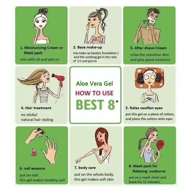 Is it safe to apply aloe vera gel on the face overnight