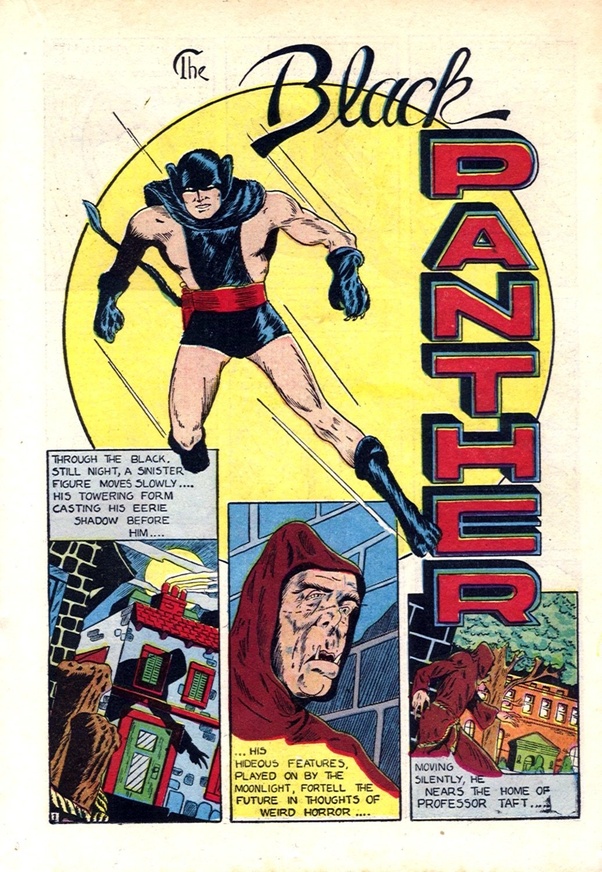 Is there a connection between the Black Panther comic hero