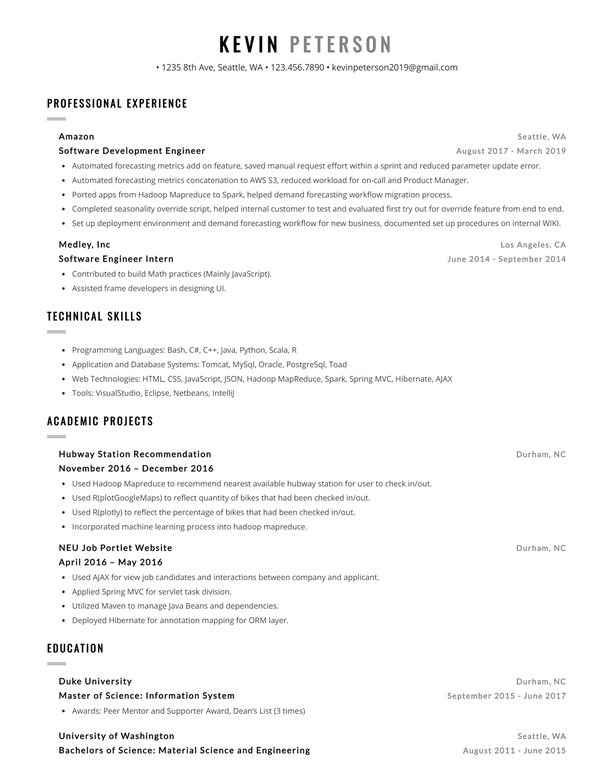 What are the best formats for a resume? Quora