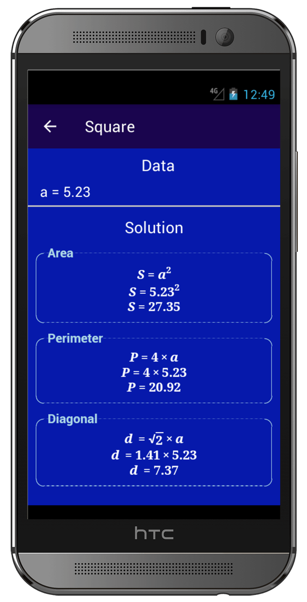 Are there apps or calculators that solve algebra, geometry