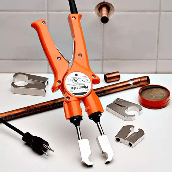 How to solder pipes using an electric soldering gun Quora