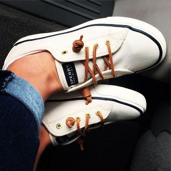 How to tie my Sperry shoes in a chic way Quora