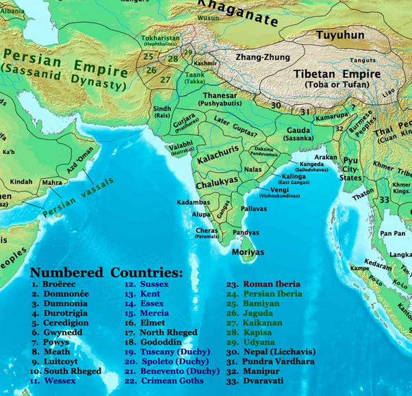 Asia Map 1000 Ad What was the Map of India 1000 years ago? Quora