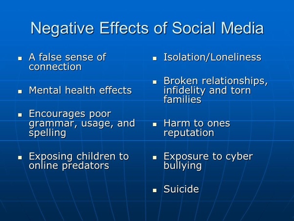 Is social media bad for health? Quora