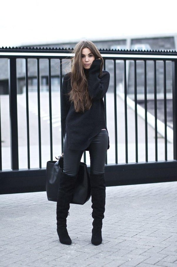 Is it okay to wear black pants with black boots? Quora