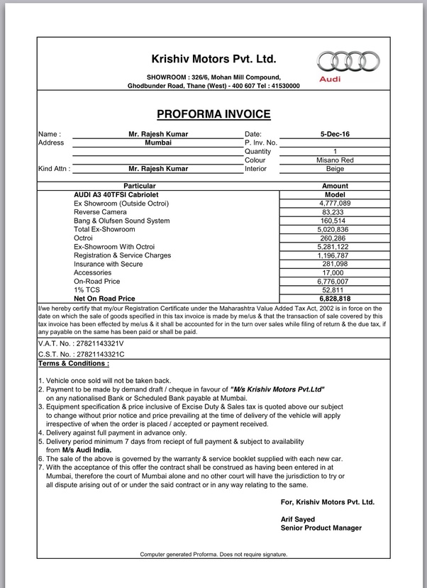 What is the annual maintenance cost of Audi Q3 in India? Quora